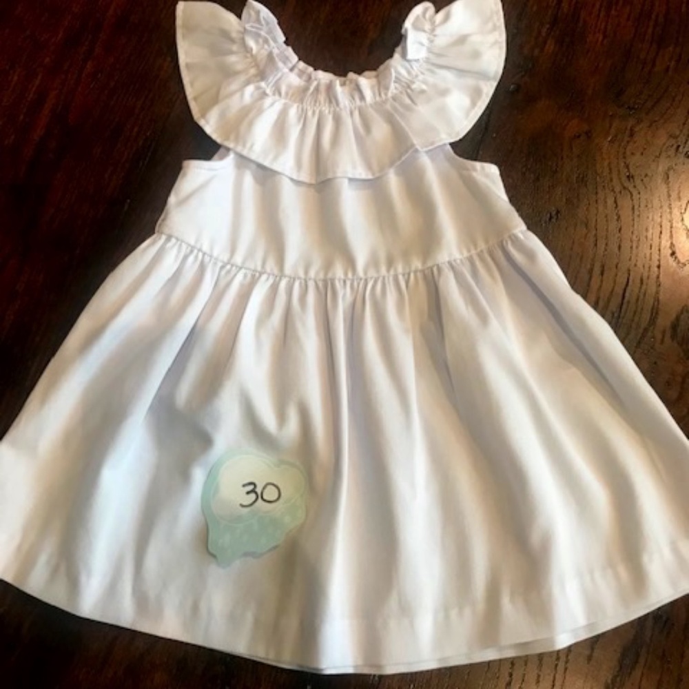 #30 - Kelly's Kids White Shirt - Size 4/5